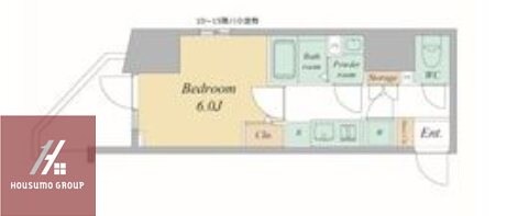 エスリードレジデンス大阪谷町ザ・マークスの物件間取画像