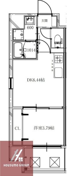 グランステディ城東中央の物件間取画像