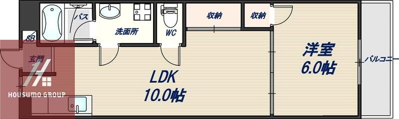 ブランシュールの物件間取画像