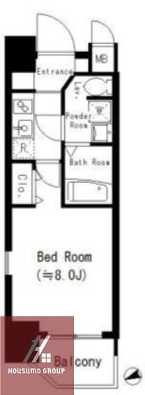 ルーエ天満橋の物件間取画像