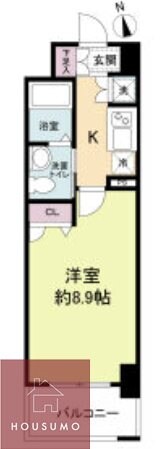 ルクレ京橋の物件間取画像