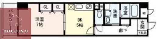 天満リバーサイドプラザの物件間取画像