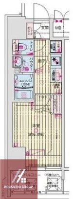 プレサンス桜ノ宮イーサリアルの物件間取画像