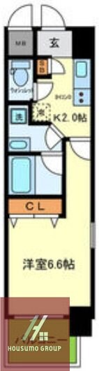 プレジオ東天満の物件間取画像