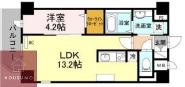 クレールフォレスタの物件間取画像