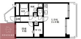 京橋アドバンス２１の物件間取画像