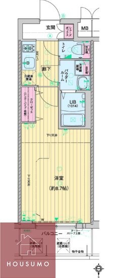 レオンコンフォート桜ノ宮の物件間取画像