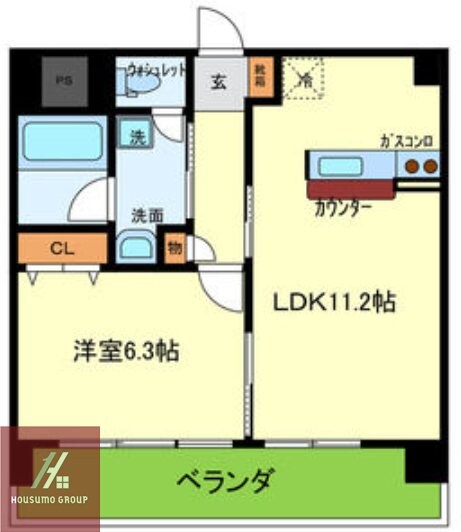 サンフレンズ新森の物件間取画像