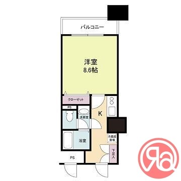 メゾン・ド・ヴィレ大阪城公園前の物件間取画像