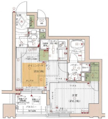エステムプラザ梅田・中崎町IIの物件間取画像
