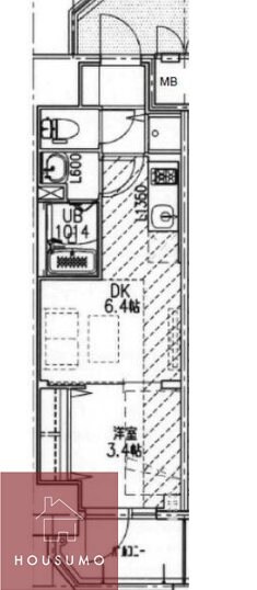 エスリードレジデンス都島デュオの物件間取画像