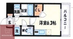 クレアート大阪トゥールビヨンの物件間取画像