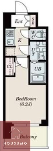 S-RESIDENCE城東SEVERの物件間取画像