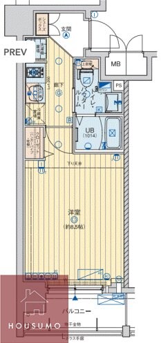 ファーストフィオーレ京橋イーストの物件間取画像