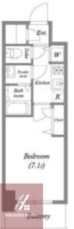 プランドール北浜の物件間取画像