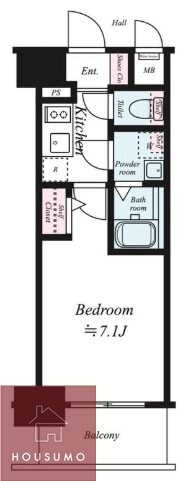 エスリード京橋グランテラスの物件間取画像