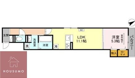 メゾン・ド・プレールの物件間取画像