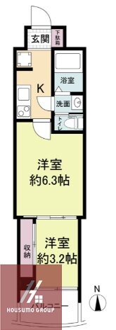 セレニテ梅田ルフレの物件間取画像