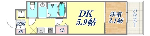 BASE青木の物件間取画像