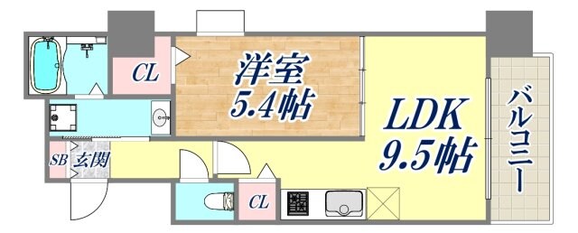 クラシェス深江の物件間取画像