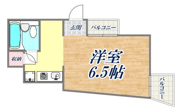 ダイドーメゾン神戸の物件間取画像