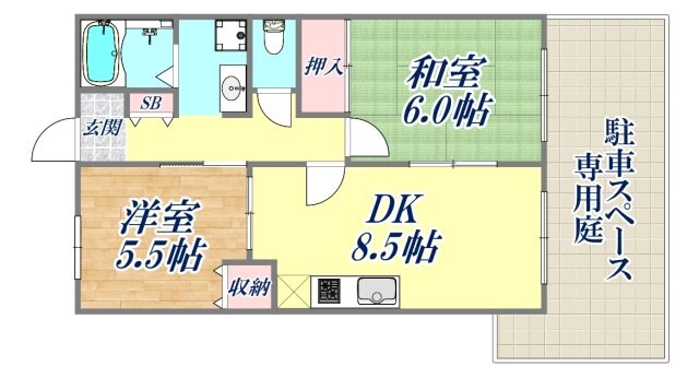 オオギハウスの物件間取画像