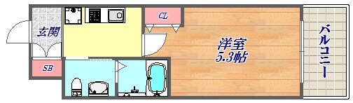 エスリード神戸WESTの物件間取画像