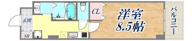 CITYSPIRE神戸元町1の物件間取画像