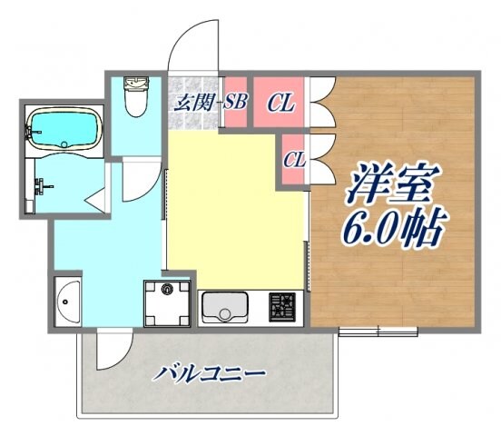 神戸元町Noahの物件間取画像