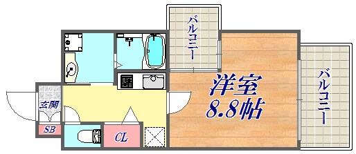 物件間取画像