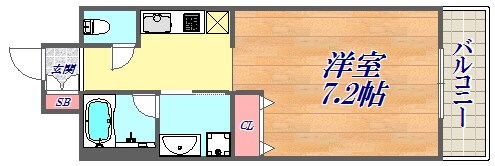 エイペックス神戸みなと元町ＣｏａｓｔＬｉｎｅの物件間取画像