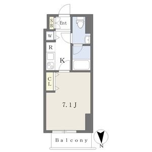 カレント今池の物件間取画像