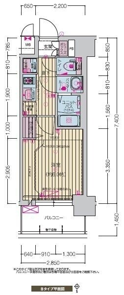 千種駅 徒歩2分 9階の物件間取画像