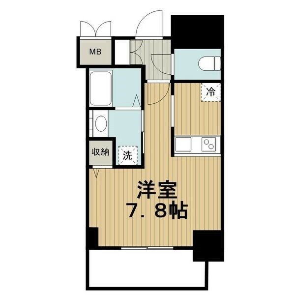 プレサンスNAGOYA桜通ビッグビートの物件間取画像