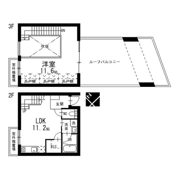 plusM KAKUOZANIIの物件間取画像