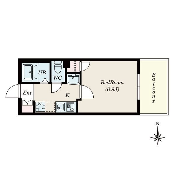 ヒルズ・フドーの物件間取画像