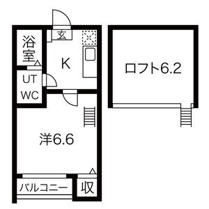 エバンフォートの物件間取画像