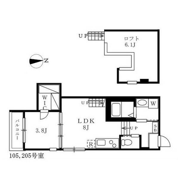 トレノハウスの物件間取画像