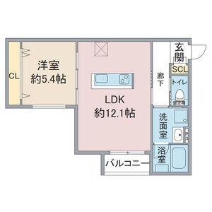 LIBRE COURT清水の物件間取画像