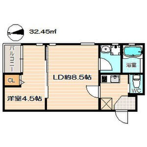 プリミエール上飯田南町の物件間取画像