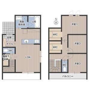 COSMO TERRACEの物件間取画像