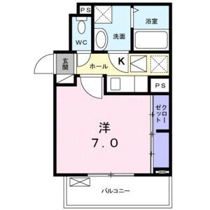 グランディア　矢田 （コピー）の物件間取画像