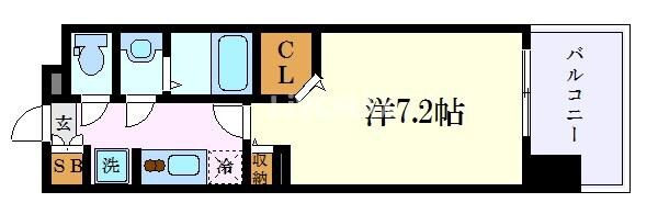 黒川駅 徒歩4分 7階の物件間取画像