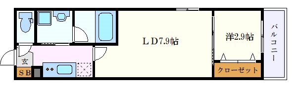 ジュネス稲葉地町の物件間取画像