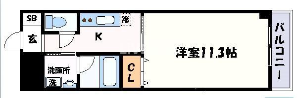 グランデージ則武の物件間取画像