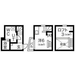 中村公園駅 徒歩11分 1-2階の物件間取画像