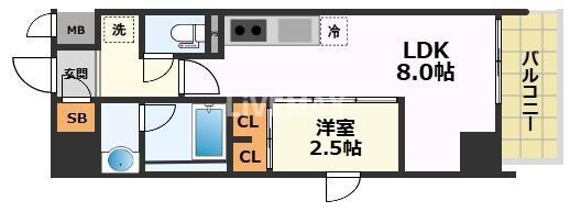 ルネフラッツ浄心の物件間取画像