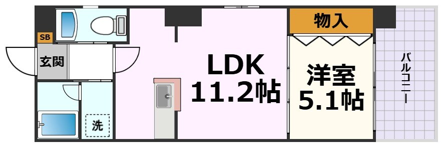 エテルナ本陣の物件間取画像
