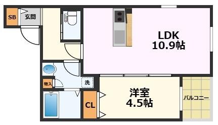 グランフォーレ大金の物件間取画像