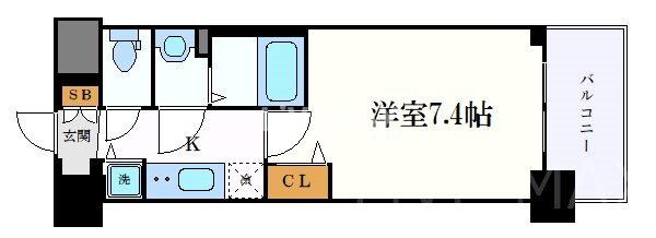プレサンス久屋大通公園エアリーの物件間取画像